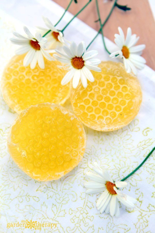 A Sweet Homemade Honeycomb Soap Recipe - Garden Therapy