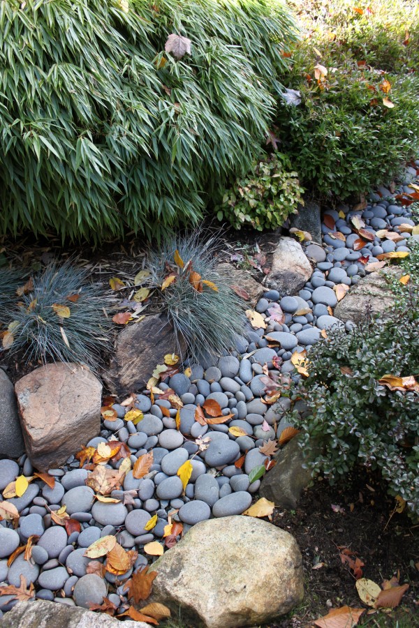 A Beautiful Way to Catch Runoff: How to Build a Dry Stream - Garden Therapy