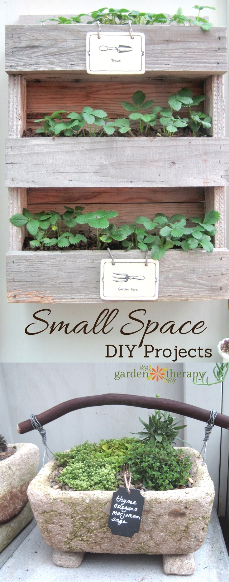  Small  Space Garden  DIY Projects  Straight from the 