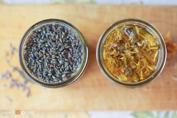 Herbal Oils Lavender and Calendula
