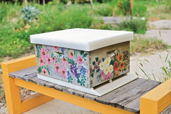 How to Make Gorgeous Painted Beehives - Garden Therapy