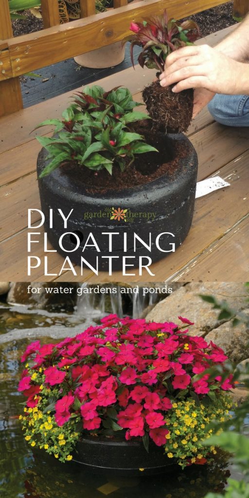 DIY Floating Planter for Water Gardens and Ponds Garden Therapy