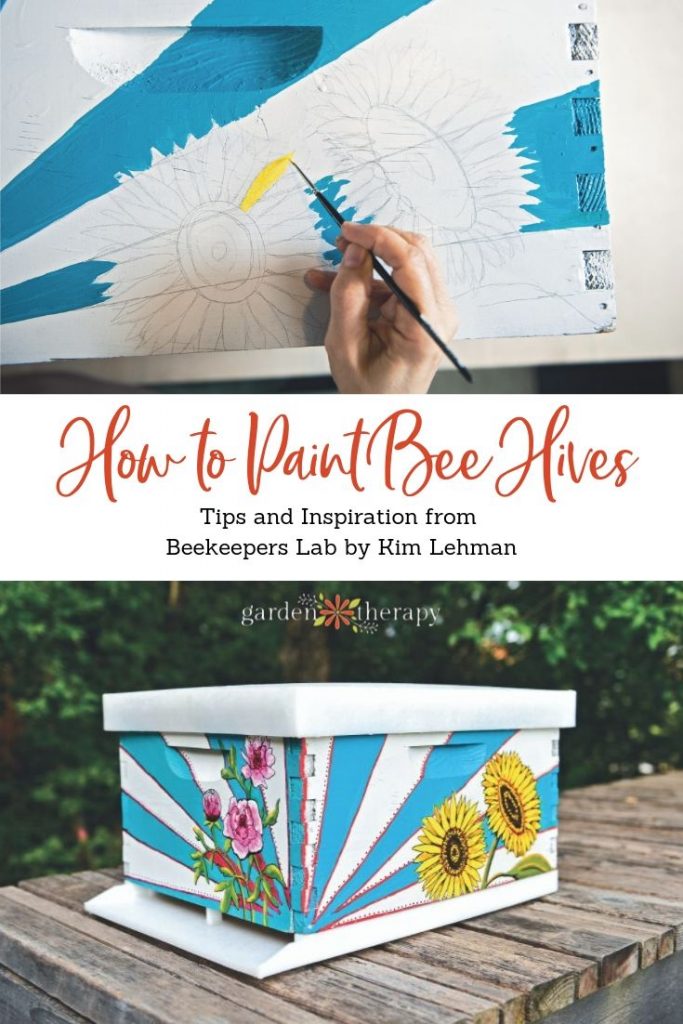 How to Paint Gorgeous Bee Hives