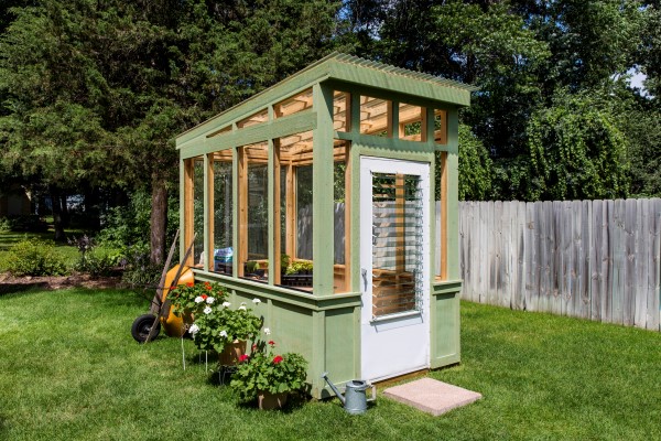 Build an Old Window Greenhouse - Garden Therapy