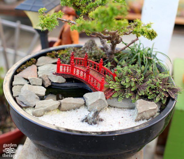 DIY: Making a Miniature Japanese Garden/ Réalisation d'un Jardin Japonais  Miniature 