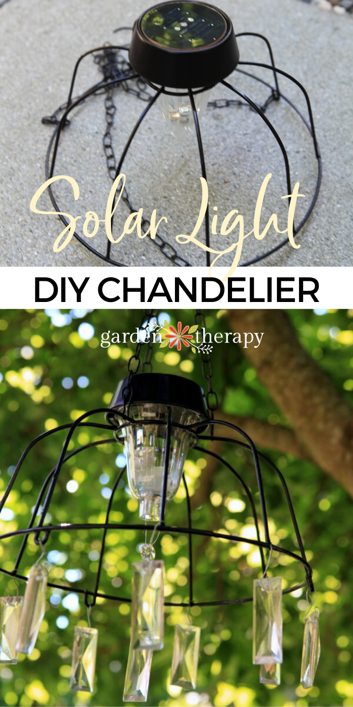 Fairy Light Project: DIY Solar Light Chandelier