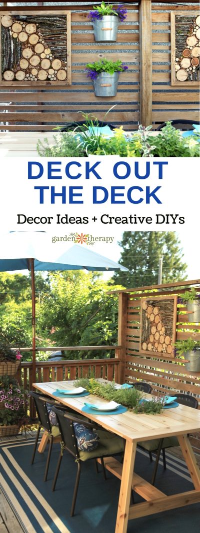 A Decadent-Looking (Yet Surprisingly Frugal) Deck Makeover - Garden Therapy