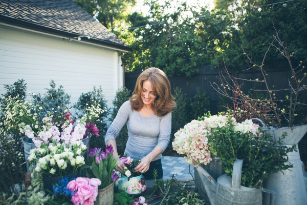 Kelly Wilkness Flower Arranging