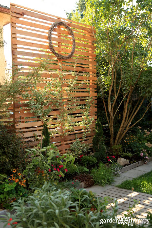 Privacy screen trellis