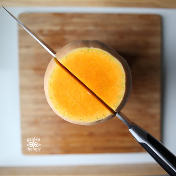 How to cut a butternut squash like a pro.