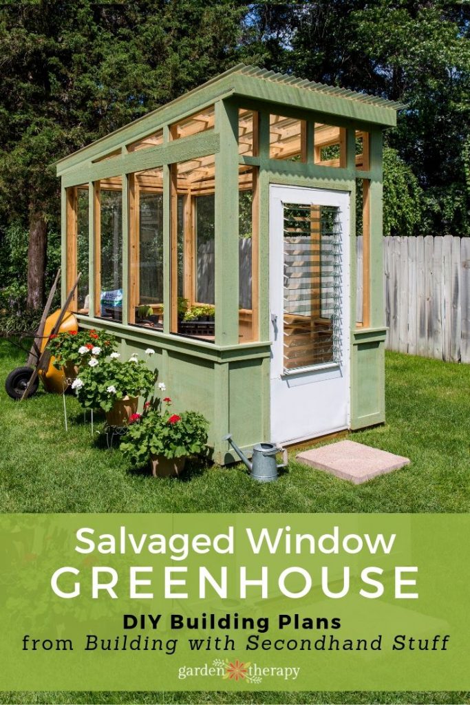 Build an Old Window Greenhouse - Garden Therapy