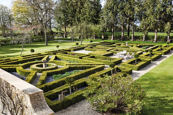 An ornamental kitchen garden