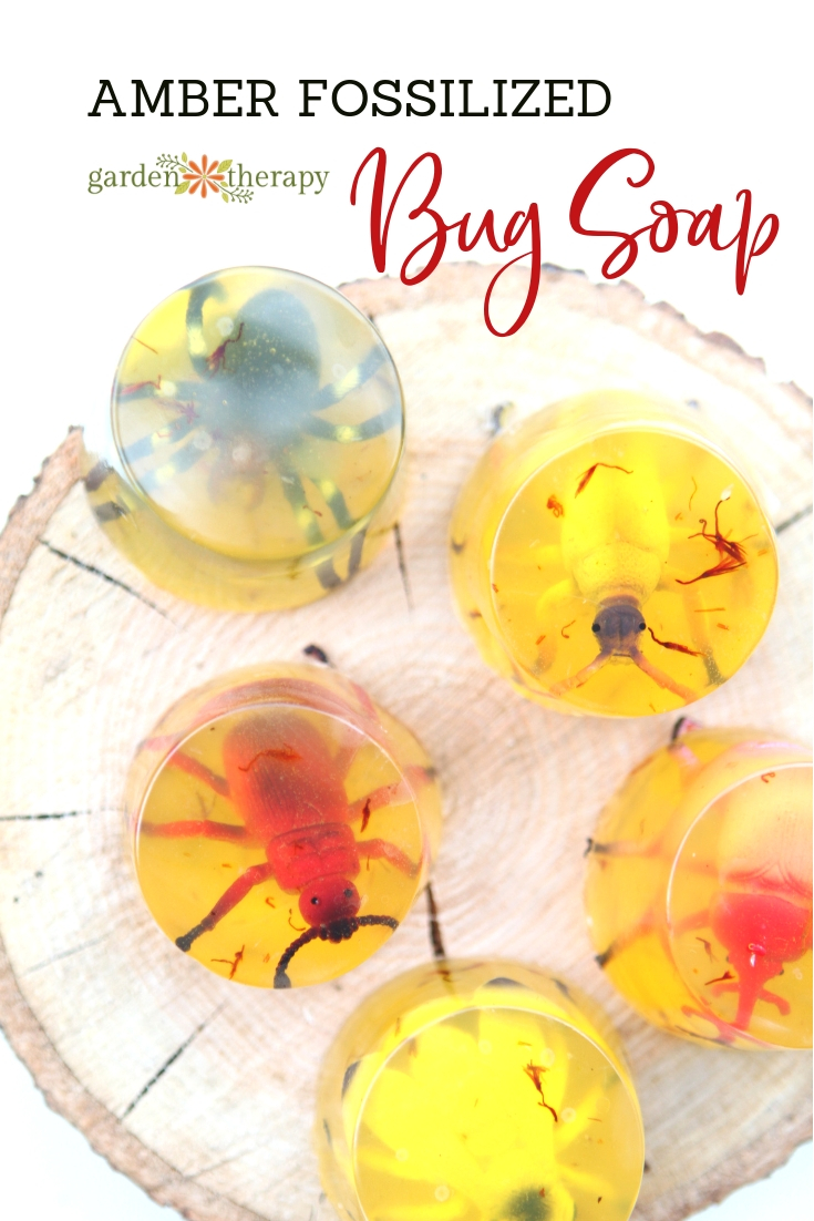 Amber Fossilized Insect Soap - Garden Therapy