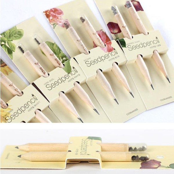 garden-inspired gifts: pencils that grow