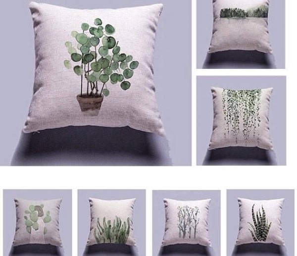 Garden-inspired gifts: succulent pillows