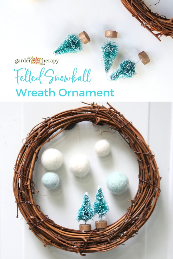 how to make a snowball wreath