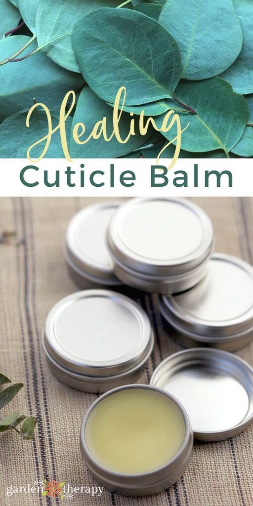 healing cuticle balm pinterest graphic