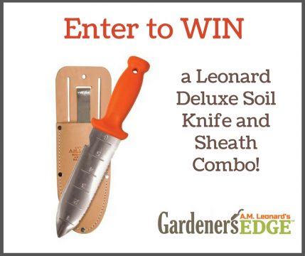 Enter to win a Leonard Delux Soil Knife and Sheath Combo