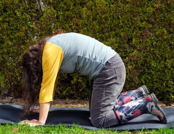 stretching for gardeners