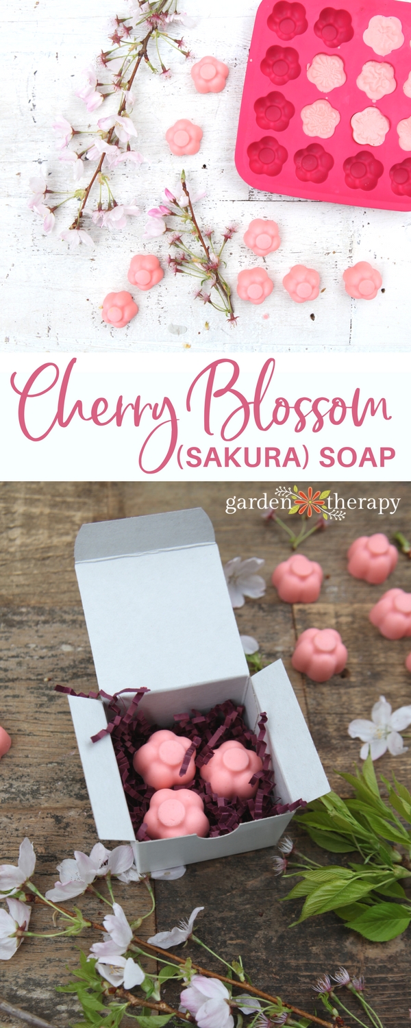 How to Make Sakura Cherry Blossom Melt and Pour Soap and package it
