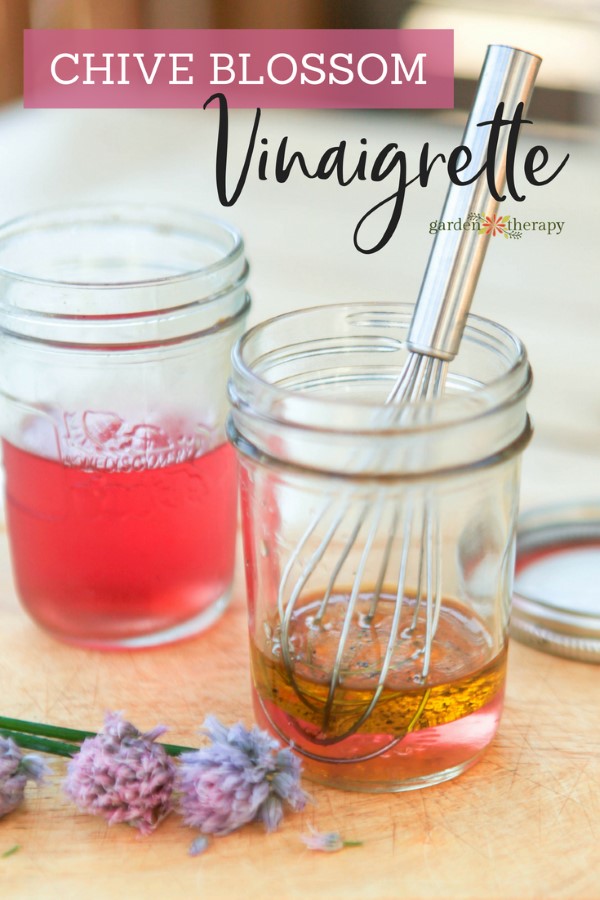 chive blossom vinaigrette recipe