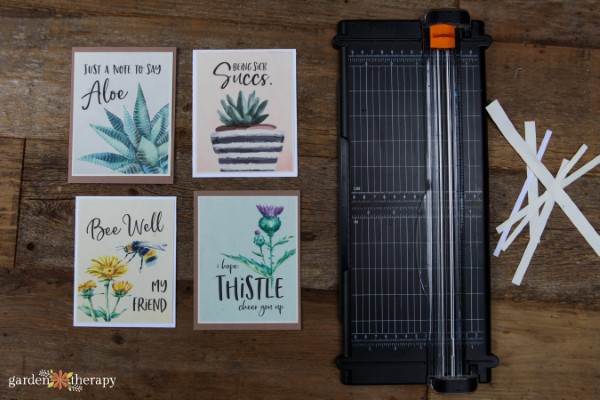 Printable Sympathy Cards and Fiskars Paper Cutter