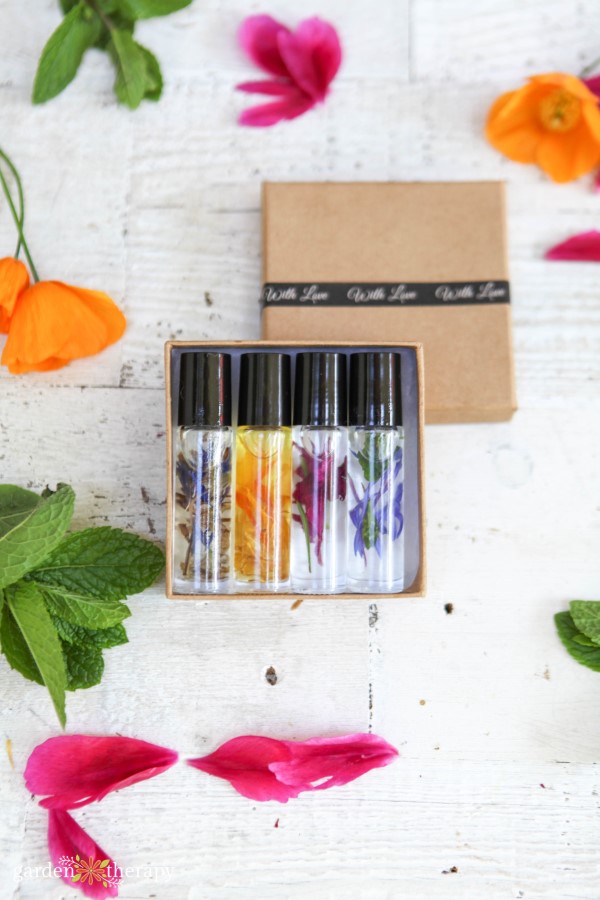 aromatherapy perfume with botanicals