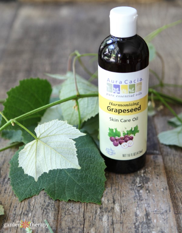Grapeseed oil as a career oil for essential oils