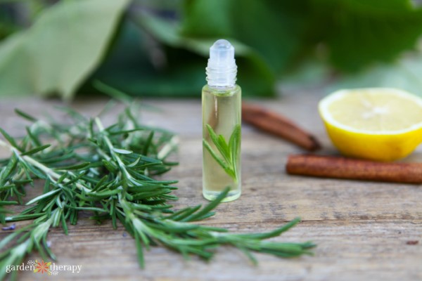 Herbal Roll on Remedy with Rosemary