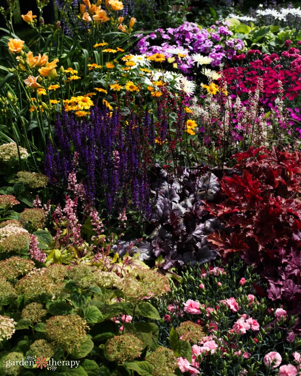 flowering perennial garden