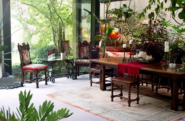 jungle dining room