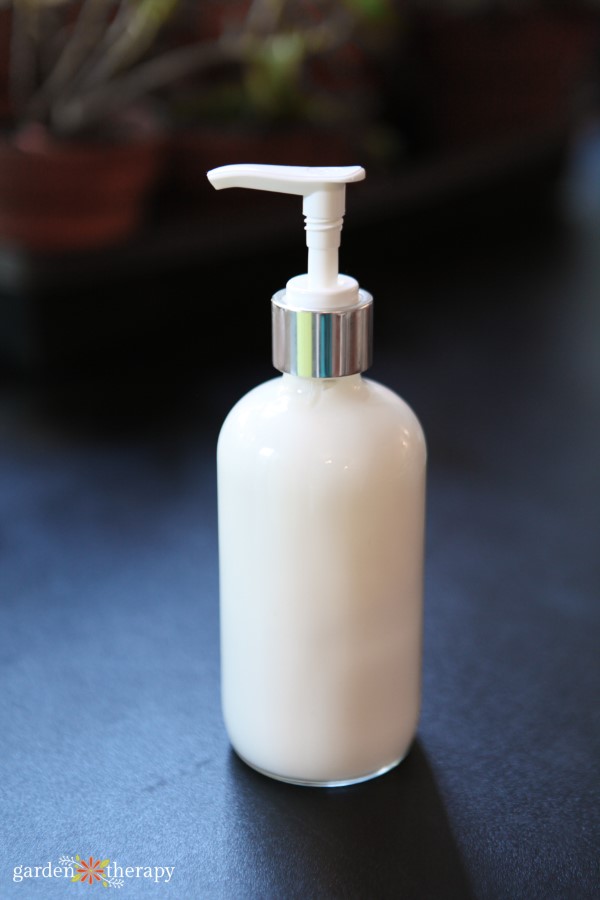 basic lotion in a pump bottle