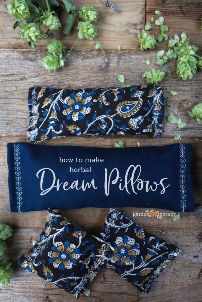 How to Make Herbal Dream Pillows. Pillows stuffed with dried herbs to promote sleep.