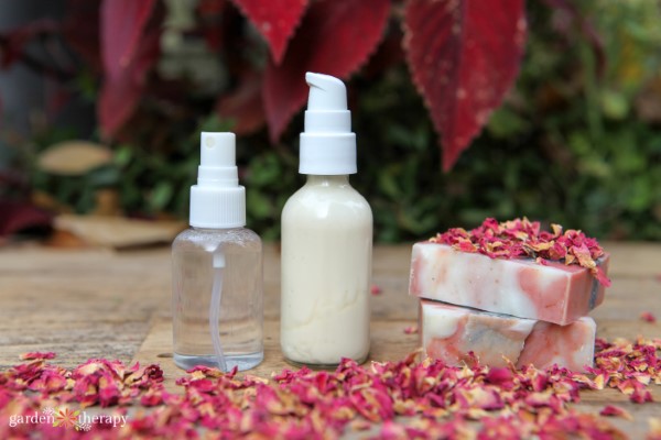 Rose facial recipes toner lotion and soap