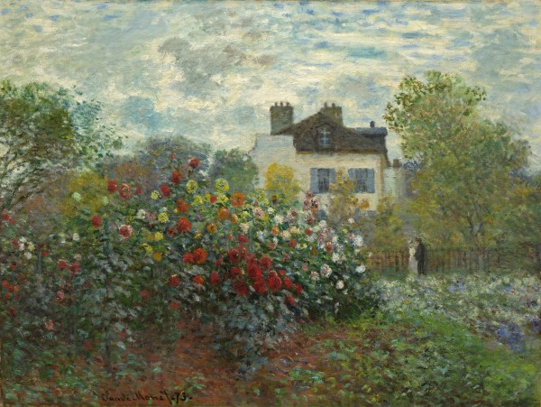 Claude Monet (French, 1840 - 1926 ), The Artist's Garden in Argenteuil (A Corner of the Garden with Dahlias), 1873