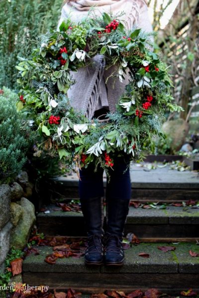 Garden Therapy 2018 Natural Christmas Wreath