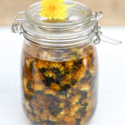 Cold Infused Dandelion Flower Herbal Oil