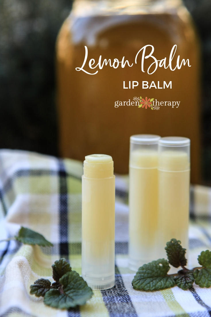 Healing Lemon Balm Lip Balm for Cold Sores - Garden Therapy