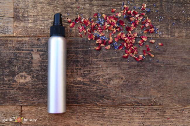 Rose and Lavender Spray Deodorant also doubles as natural air fresheners