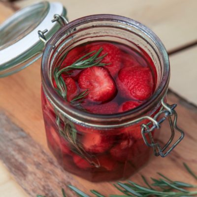Yummy Strawberry Infused Vinegar