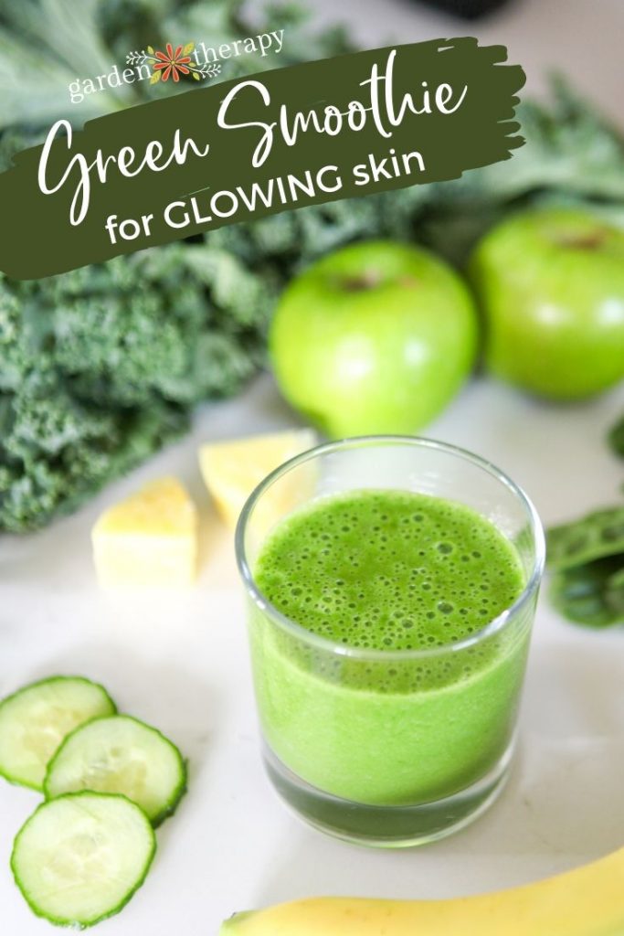 A Garden Green Smoothie For Glowing Skin