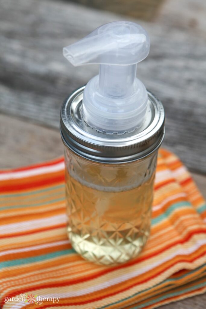 How to Make a Foaming Soap Dispenser + an AllNatural Foam Soap Recipe