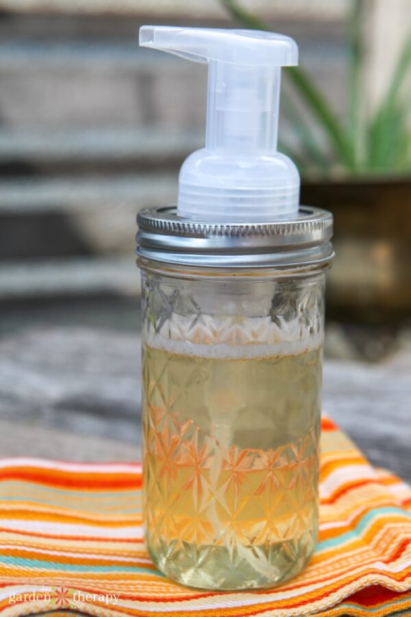 How to Make a Foaming Soap Dispenser + an AllNatural Foam Soap Recipe
