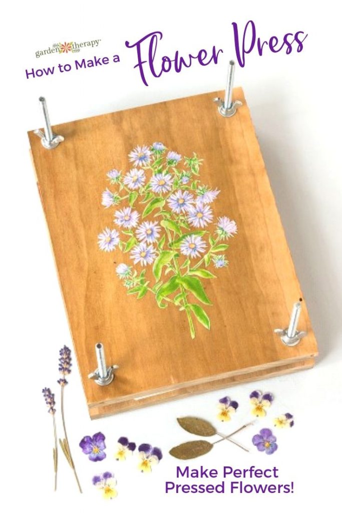 Handmade Wooden Flower Press Flowerpress 