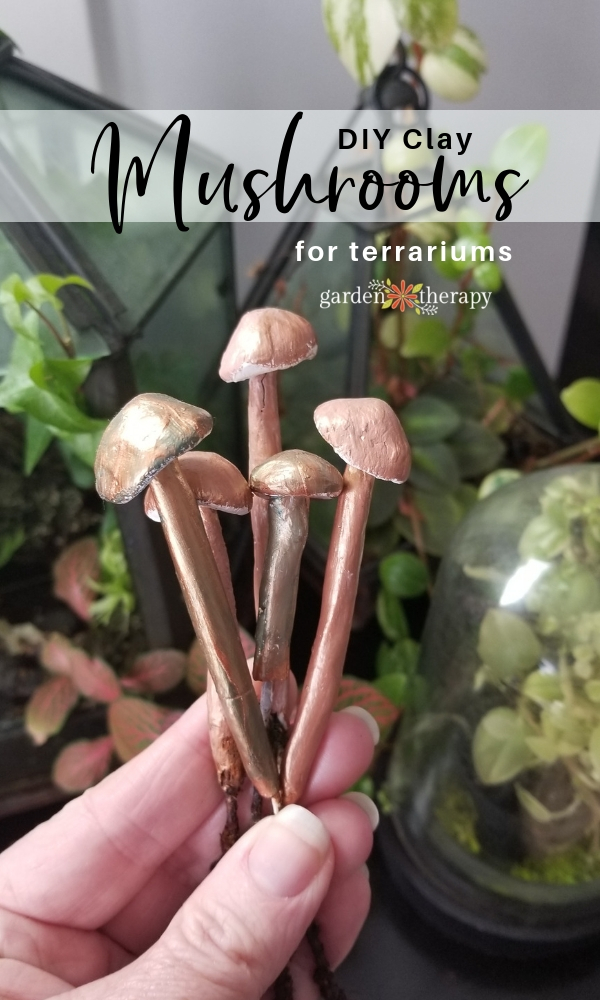 DIY Clay Mushrooms for Terrariums