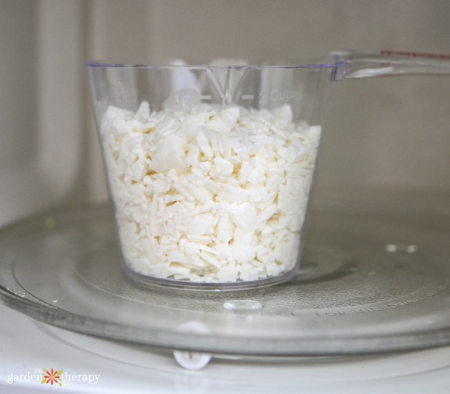 Melting Soy Wax Flakes in the Microwave