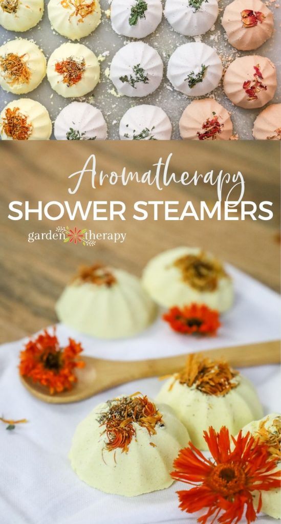 Three Natural Recipes for DIY Aromatherapy Shower Steamers - Garden Therapy