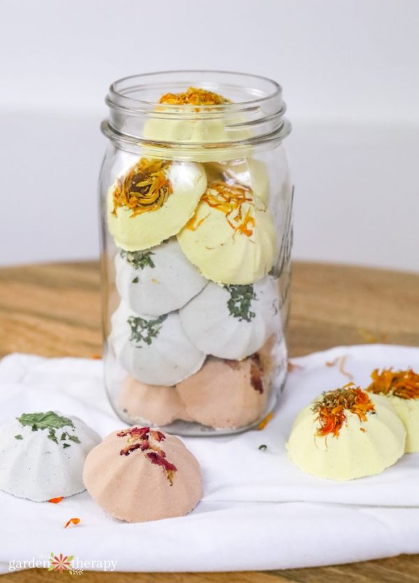 Three Natural Recipes for DIY Aromatherapy Shower Steamers Garden Therapy