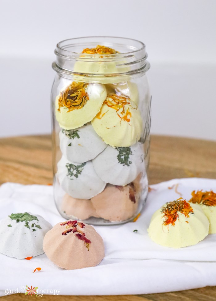 Aromatherapy Shower Steamers in a jar