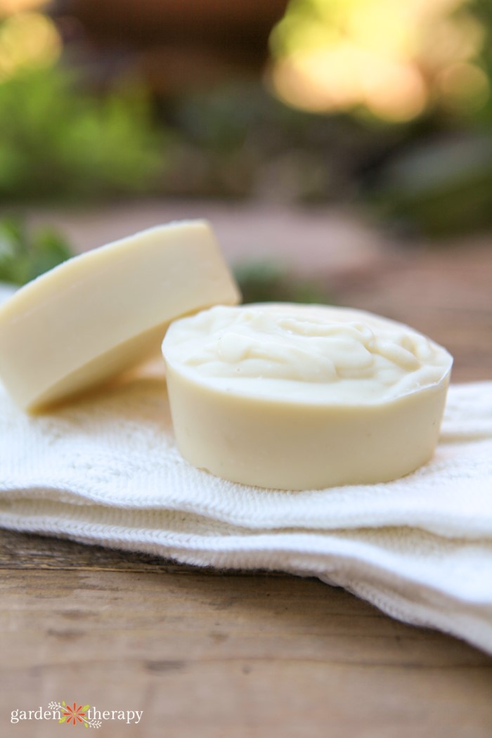 Coconut oil soap making class